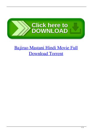 Bajirao mastani 2015 movie download torrent full